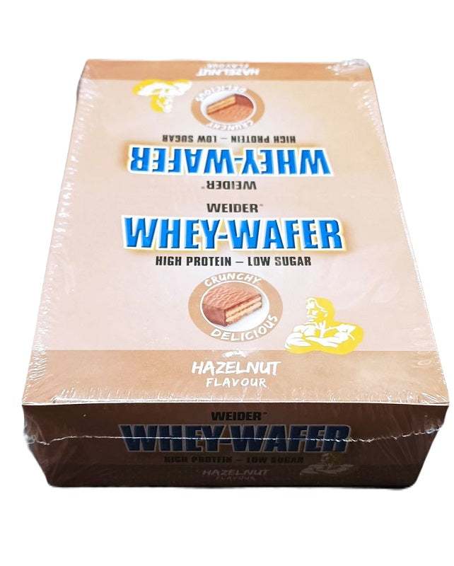 Weider Whey-Wafer, Hazelnut - 12 x 35g