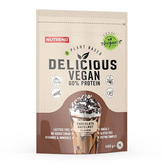 Nutrend Delicious Vegan, Chocolate Hazelnut - 450 grams