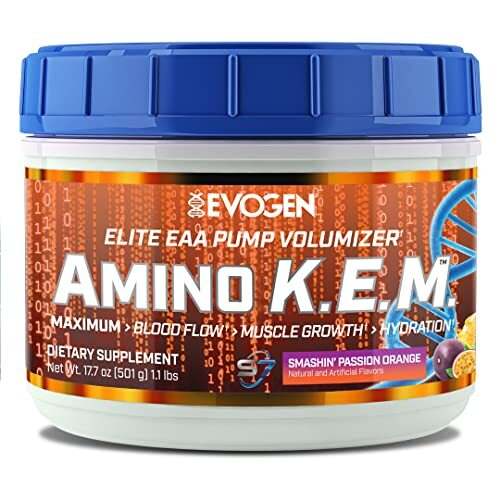 Evogen Amino K.E.M. EAA, Smashin' Passion Orange - 501 grams