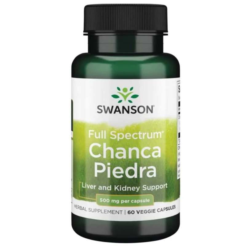 Swanson Full Spectrum Chanca Piedra, 500mg - 60 vcaps