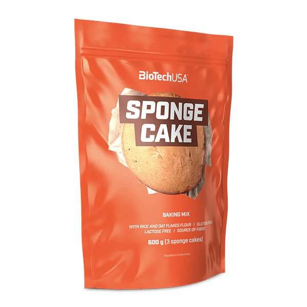 BioTechUSA Sponge Cake Baking Mix - 600 grams