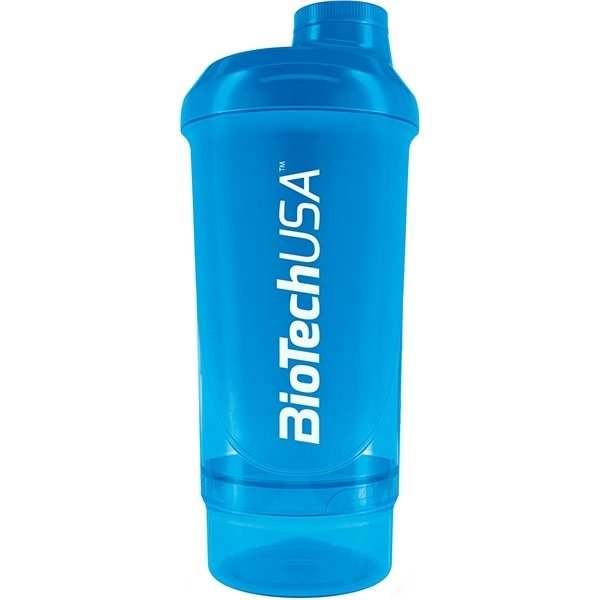 BioTechUSA Accessories Wave+ Shaker, Blue - 500 ml. (+ 150 ml.)