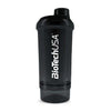 BioTechUSA Accessories Wave+ Shaker, Black Smoke - 500 ml. (+ 150 ml.)