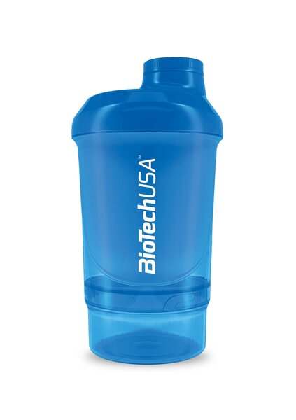 BioTechUSA Accessories Wave+ Shaker, Blue - 300 ml. (+ 150 ml.)