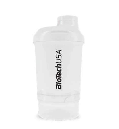 BioTechUSA Accessories Wave+ Shaker, Transparent - 300 ml. (+ 150 ml.)