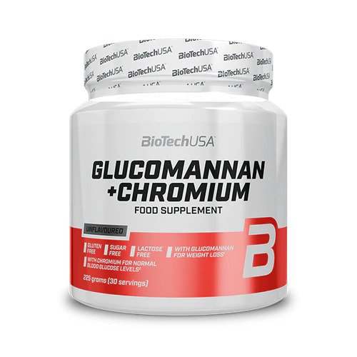 BioTechUSA Glucomannan + Chromium - 225 grams