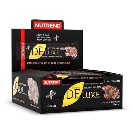 Nutrend Deluxe Protein Bar, Chocolate Brownies - 12 x 60g