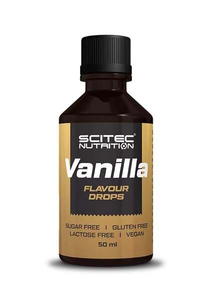 SciTec Flavour Drops, Vanilla - 50 ml.