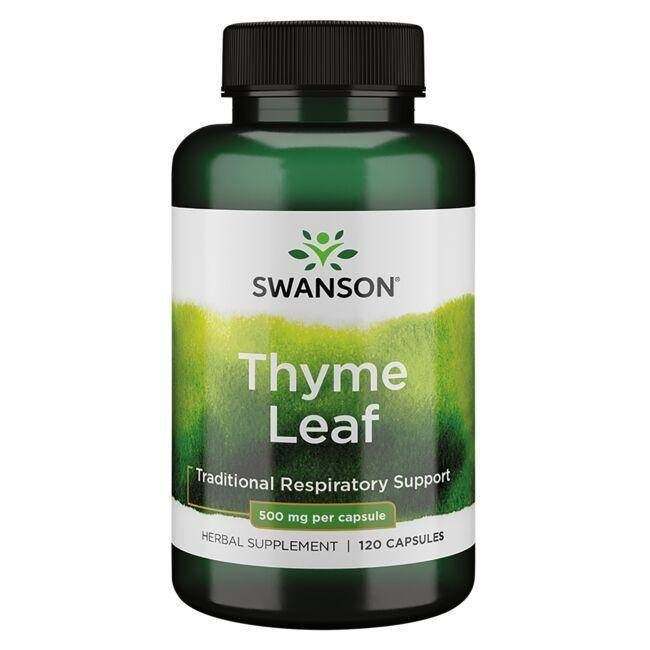 Swanson Thyme Leaf, 500mg - 120 caps