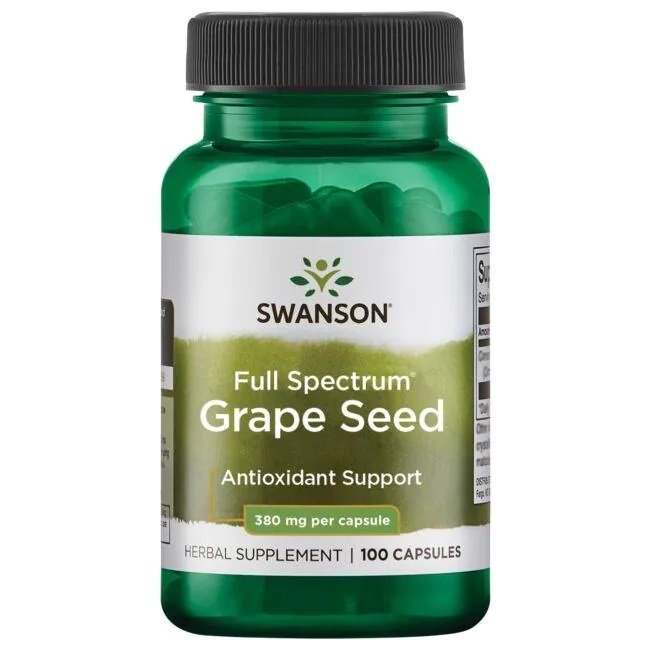 Swanson Full Spectrum Grape Seed, 380mg - 100 caps