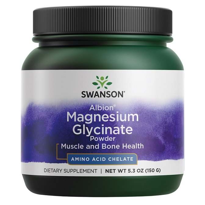 Swanson Albion Magnesium Glycinate Powder - 150 grams