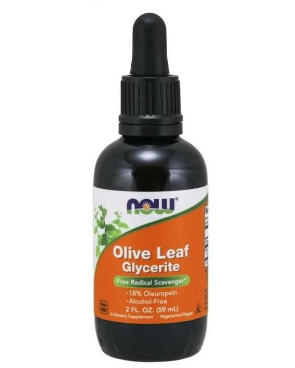 NOW Foods Olive Leaf Glycerite - 59 ml.