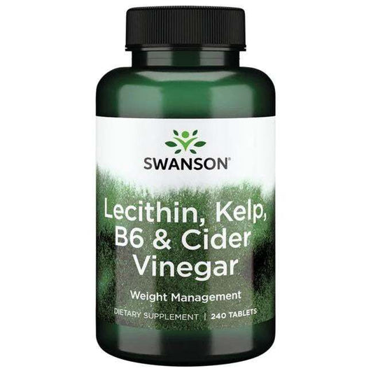 Swanson Lecithin, Kelp, B6 & Cider Vinegar - 240 tablets