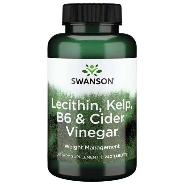 Swanson Lecithin, Kelp, B6 & Cider Vinegar - 240 tablets