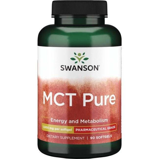 Swanson MCT Pure, 1000mg - 90 softgels