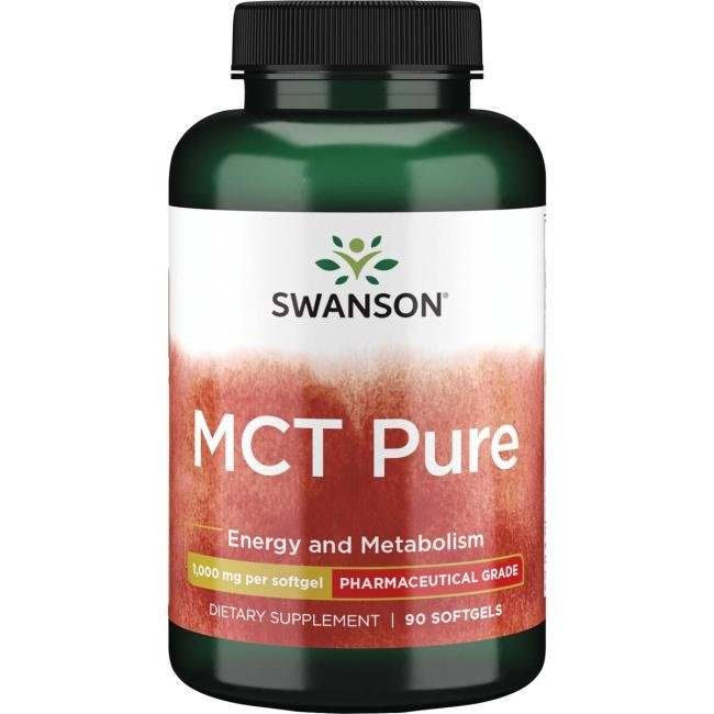 Swanson MCT Pure, 1000mg - 90 softgels