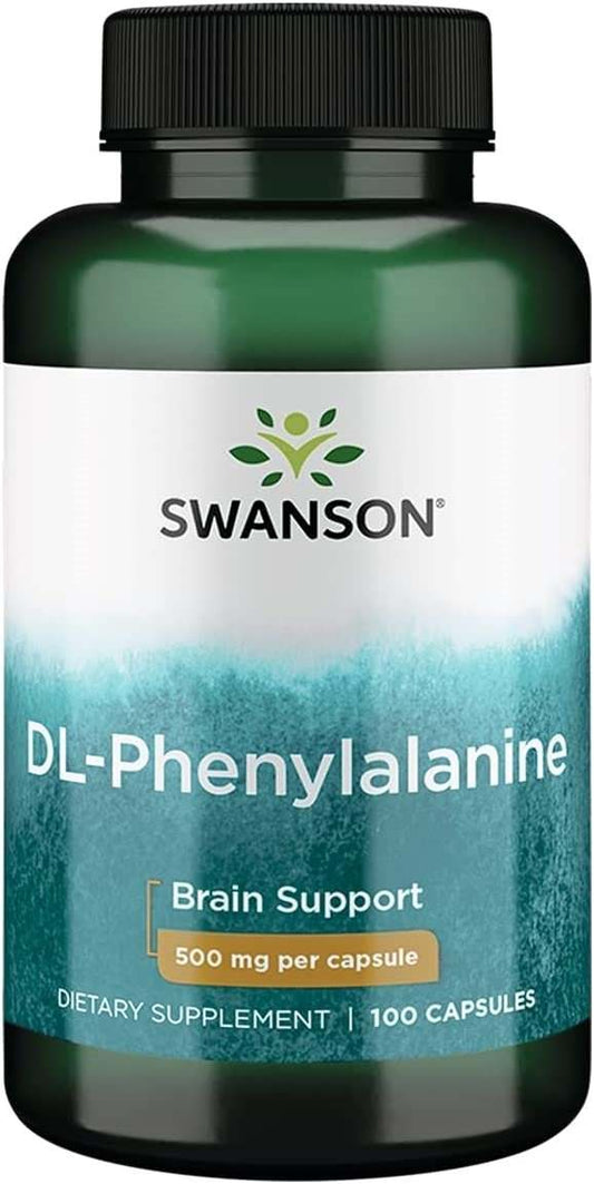 Swanson DL-Phenylalanine, 500mg - 100 caps