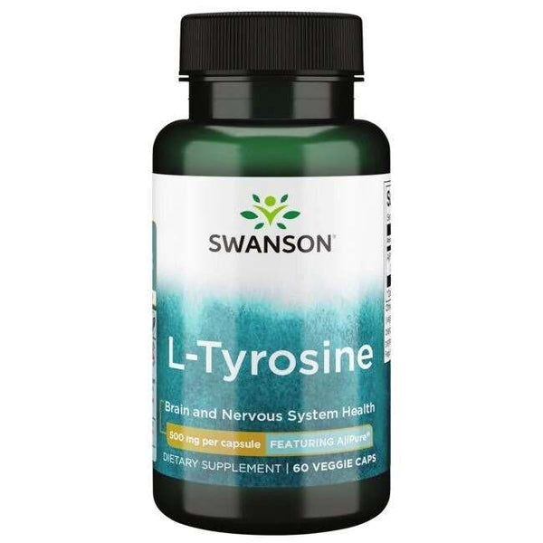 Swanson L-Tyrosine, 500mg - 60 vcaps