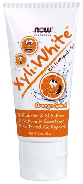 NOW Foods XyliWhite Kids, Orange Splash - 85 grams