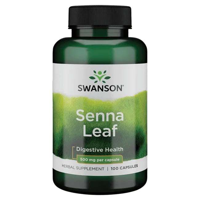 Swanson Senna Leaf, 500mg - 100 caps