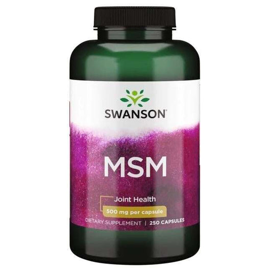 Swanson MSM, 500mg - 250 caps