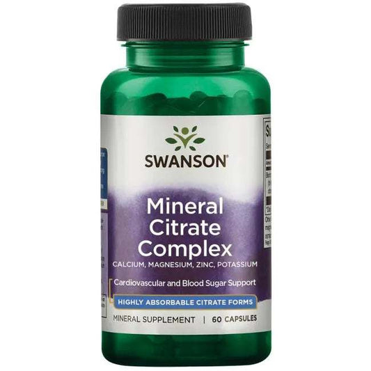 Swanson Mineral Citrate Complex - 60 caps