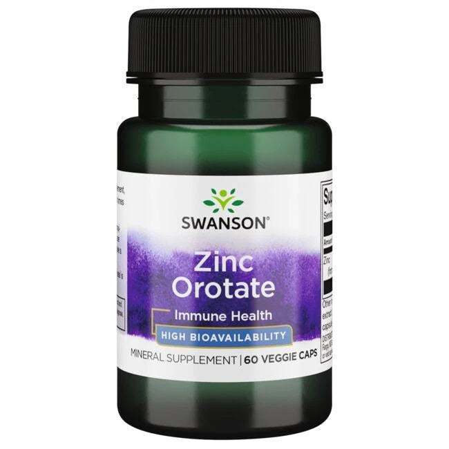 Swanson Zinc Orotate - 60 vcaps