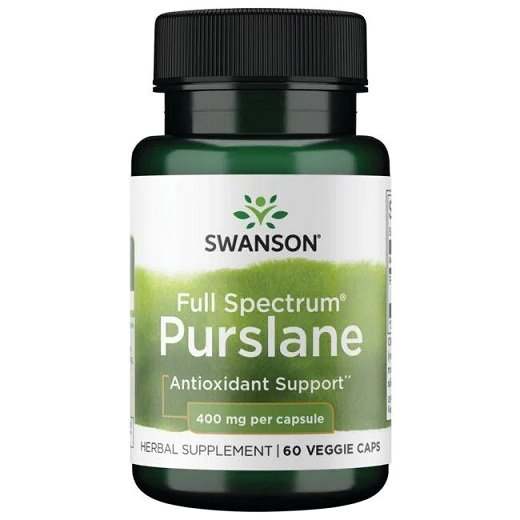 Swanson Full Spectrum Purslane, 400mg - 60 vcaps