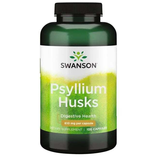 Swanson Psyllium Husks, 610mg - 100 caps