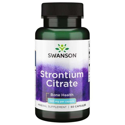 Swanson Strontium Citrate, 340mg - 60 caps