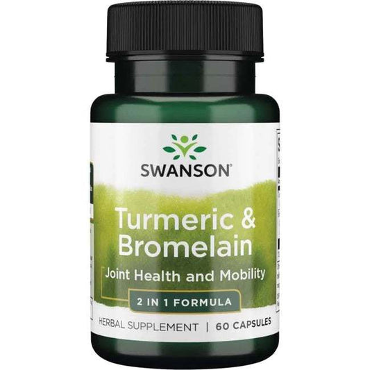 Swanson Turmeric & Bromelain - 60 caps