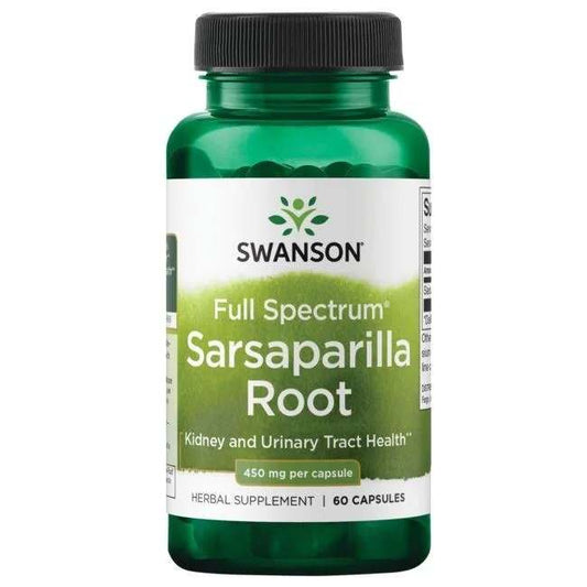 Swanson Full Spectrum Sarsaparilla Root, 450mg - 60 caps