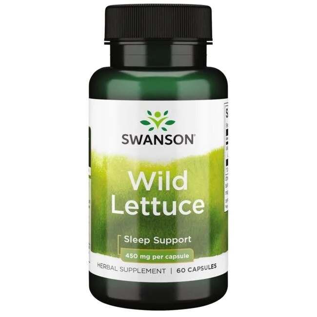 Swanson Wild Lettuce, 450mg - 60 caps