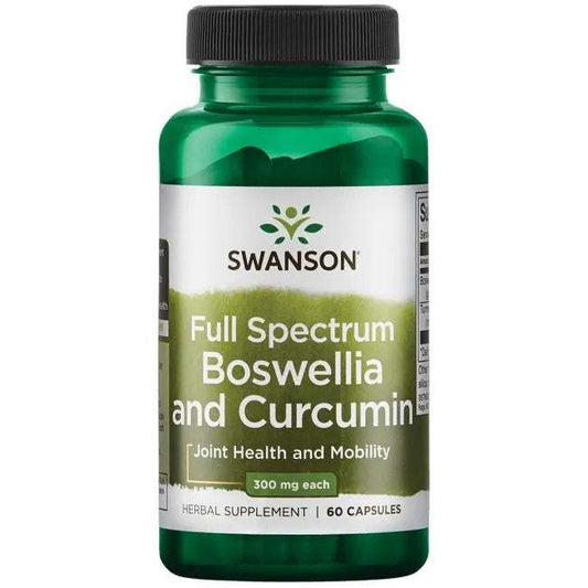 Swanson Full Spectrum Boswellia and Curcumin, 300mg - 60 caps