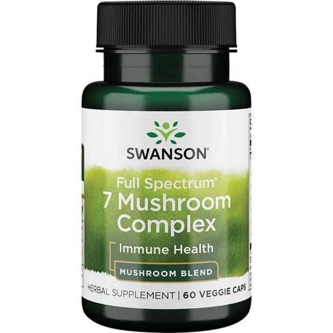 Swanson Full Spectrum 7 Mushroom Complex - 60 vcaps