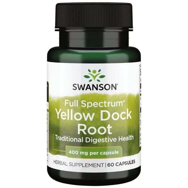 Swanson Full Spectrum Yellow Dock Root, 400mg - 60 caps