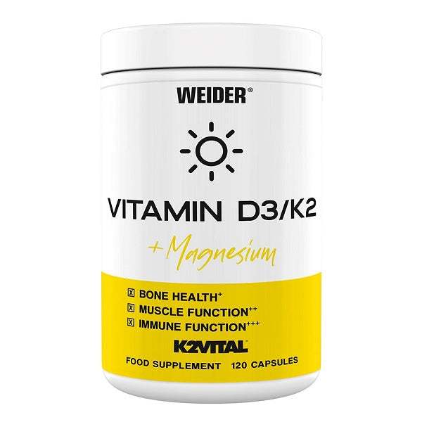 Weider Vitamin D3/K2 + Magnesium - 120 caps