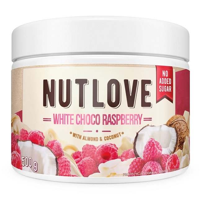 Allnutrition Nutlove, White Choco Raspberry - 500 grams