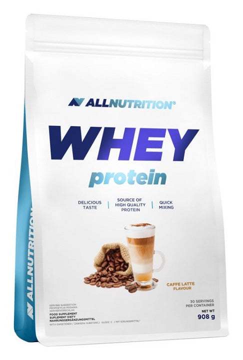 Allnutrition Whey Protein, Caffe Latte - 908 grams