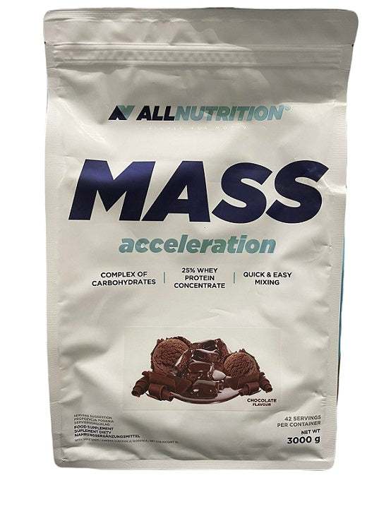 Allnutrition Mass Acceleration, Chocolate - 3000 grams