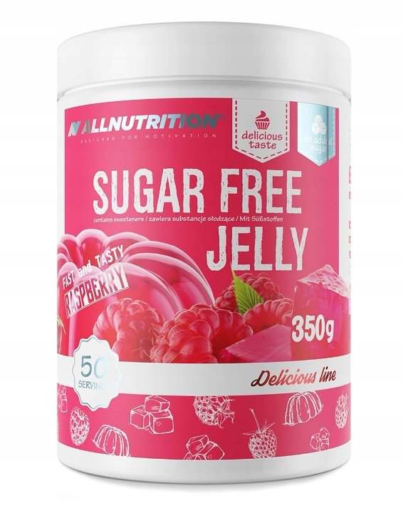 Allnutrition Sugar Free Jelly, Raspberry - 350 grams