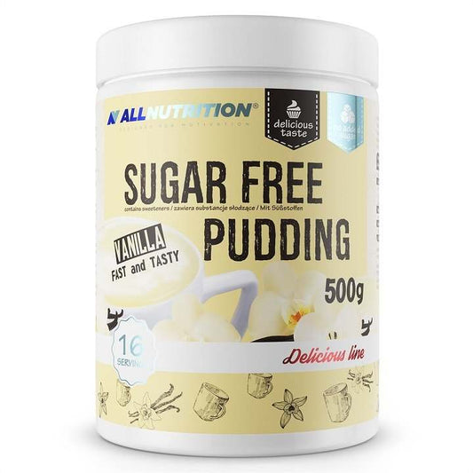 Allnutrition Sugar Free Pudding, Vanilla - 500 grams