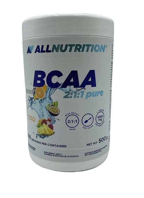 Allnutrition BCAA 2:1:1 Pure, Tropical - 500 grams