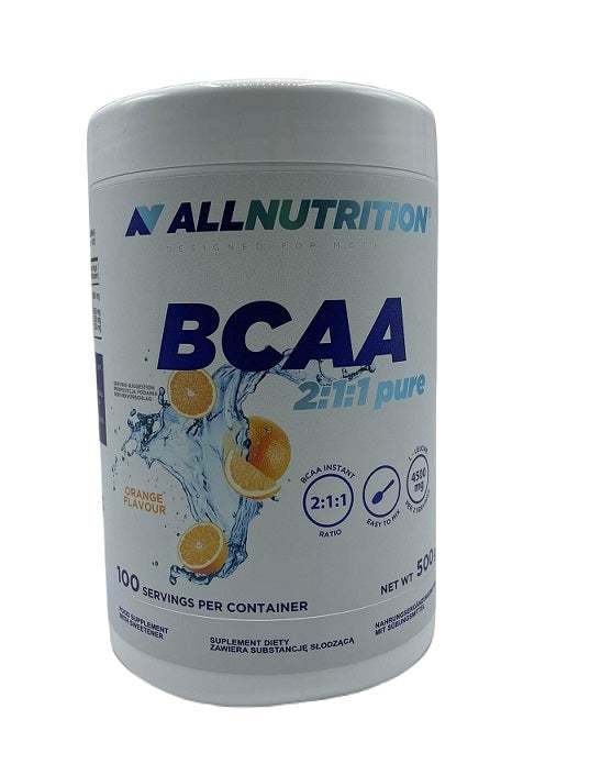 Allnutrition BCAA 2:1:1 Pure, Orange - 500 grams