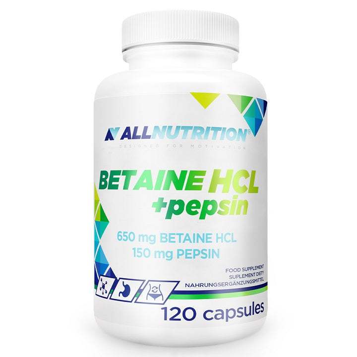 Allnutrition Betaine HCl + Pepsin - 120 caps (EAN 5902837729435)