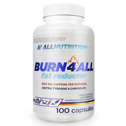 Allnutrition Burn4ALL, 200mg Caffeine - 100 caps