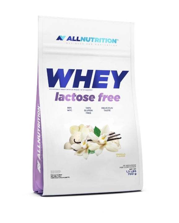 Allnutrition Whey Lactose Free, Vanilla - 700 grams