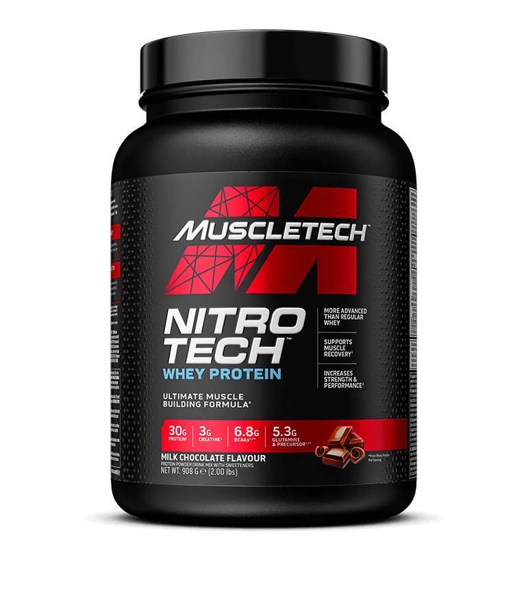 MuscleTech Nitro-Tech, Milk Chocolate - 908 grams