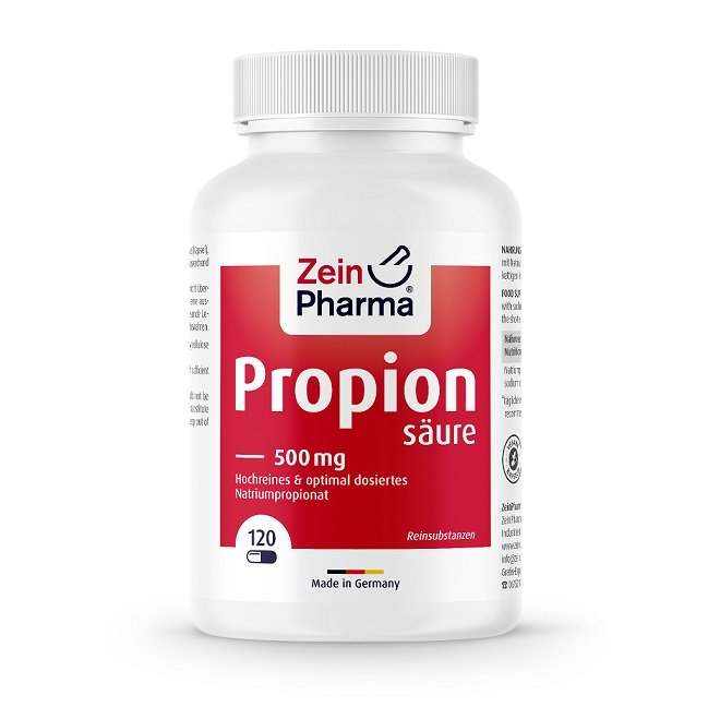 Zein Pharma Propionic Acid, 500mg - 120 caps