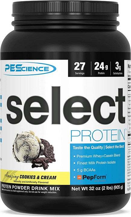 PEScience Select Protein, Amazing Cookies & Cream - 905 grams